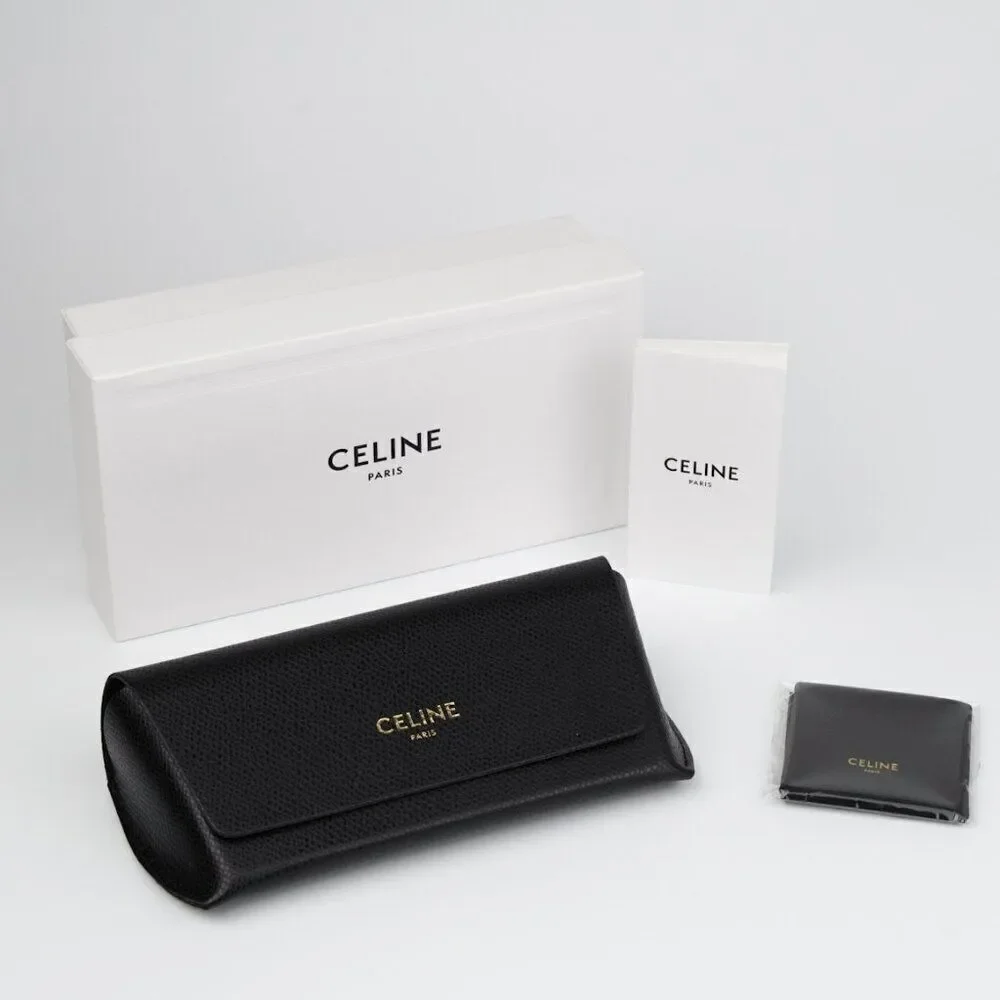 SALE! NEW Celine CL40245U 39A Butter Beige Smoke Geometric Unisex Sunglasses